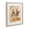 Stupell Industries Western Watercolor Cowboys Right Framed Print Under Glass, design by Petal Prints Design